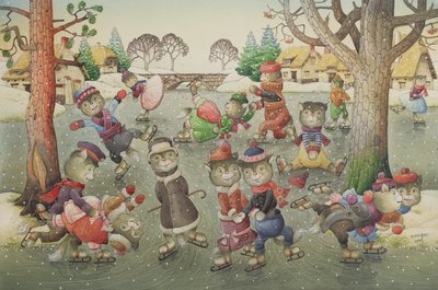 Gatti sui pattini da Kestutis Kasparavicius